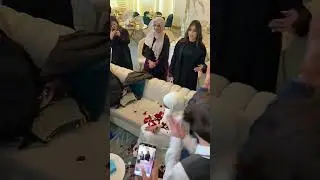 شوق الزعبي في زواج حبيبتها 😍❤️