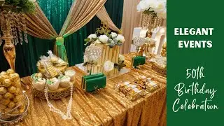 50th Birthday Celebration | Winnet Luxury Decor