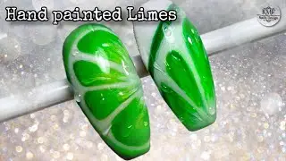 How to Make LIME NAILS 🍋🍃 Super Fast Design!!!🍋🍋🍋