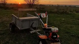 Cărăm lucernă cu motosapa Ruris Dac185