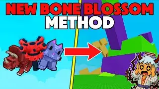 The New Bone Blossom Method [ +500 KG Bone Blossom In 1 Minute !! ] In Grow A Garden!