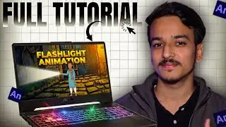 Flashlight 🔦 Animation Toturial ।। Step by Step Guide 😱😱 #animationtutorial #flashlightanimation 