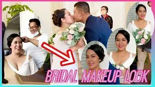 Jaymar & Toni Civil Wedding - Bridal Hair And Makeup Look
