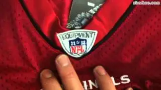 NFL Reebok Arizona Cardinals #11 Larry Fitzgerald Super Bowl Red Jersey at NBASHOE