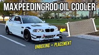 Performance Maxpeeding rods 19 row oil cooler - BMW e46 330ci track build boosted engine cooling