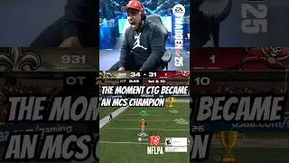 The moment Cleff became an MCS champion 🏆. #madden25 #esports #shorts #zero chill