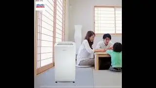 EcoAir Crystal MK2 R290 12000 BTU WiFi Portable Air Conditioner | 3 Fan Speeds and Remote Control