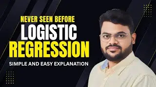 Logistic Regression from Scratch | Beginners के लिए सबसे आसान तरीका | Never Seen Before Explanation