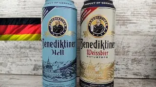 Обзор на немецкое пиво Benediktiner(Бенедиктинер) \ Benediktiner Weissbier и Benediktiner Hell