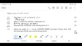 GRAPHS & FUNCTIONS |CUBIC FUNCTION 