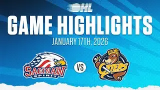 OHL Highlights: Saginaw Spirit @ Erie Otters Jan. 17, 2026