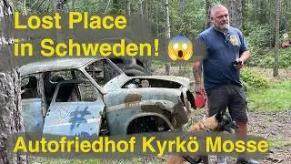 Lost Place mitten im Wald: Autofriedhof Kyrk&ouml; Mosse 😱