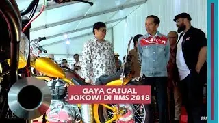 Tampil Gaul, Jokowi Resmikan Pembukaan IIMS 2018