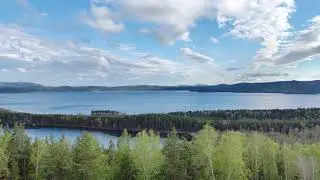 Таймлапс , озеро Тургояк , 7мая 2023  . Timelapse, Lake Turgoyak, May 7, 2023 .