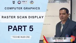 RASTER SCAN DISPLAY | CG PART 5 | Techie - hub| DEPT OF CSE & IT | MRCE
