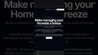 Proxmox VE Automation Helper Scripts for Installing Home Assistant
