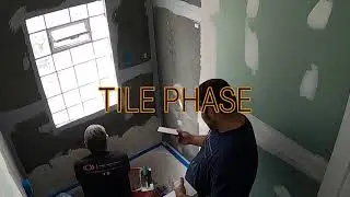 Bathroom Renovation - Tile phase at project 2 begins