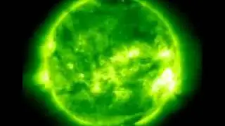 Solar Activity Cycle, by SOHO,  The Sun at 19.5nm