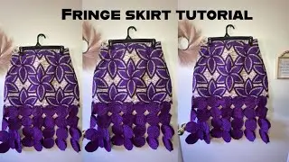 Trending Fringe Skirt Cutting and Sewing Tutorial/Beginners Friendly 
