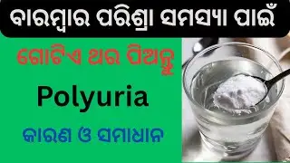 ବାରମ୍ବାର ପରିଶ୍ରା ସମସ୍ୟା ପାଇଁ ଘରୋଇ ଉପଚାର 💊 Home Remedies for Polyuria in Odia