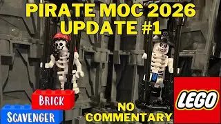 Lego Pirate MOC Week 1 Update! No Commentary