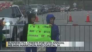 Runners brave challenging weather conditions for 14th annual Myrtle Beach Mini Marathon & Coastal 5k