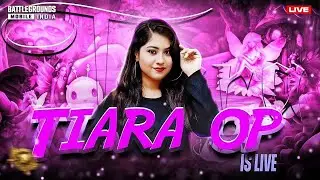 🔥BGMI LIVE CUSTOM ROOM | 👑TIARA OP IS LIVE 👑 | #bgmi #girlgamer #shortsfeed #customrooms