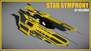 [SPACE ENGINEERS] Star Symphony - Heavy Fighter Craft by Kelevra