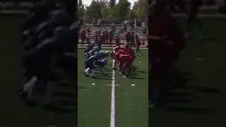 Big hit stuffed at the line (sep 11 2025) #football
