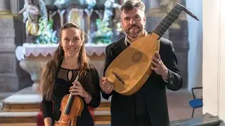 Tomaso Antonio Vitali - Ciaccona in g (Jindřich Macek, lute & Lea Macková, violin) - live music