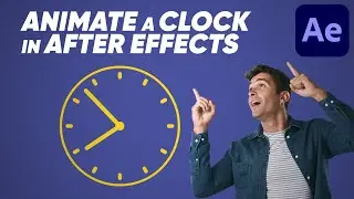 Как быстро создать крутые часы в After Effects!