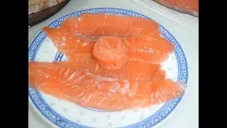 Малосольная сёмга. Маринкины творинки. Всем МИРА и Добра!