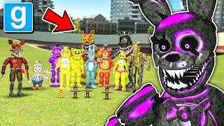 QXR против всех ботов из FNAF: Nextbots в бою! &mdash; Garry's Mod Five Nights at Freddy's