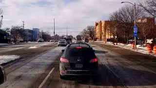 Driving on Capitol Dr. (Milwaukee, WI)
