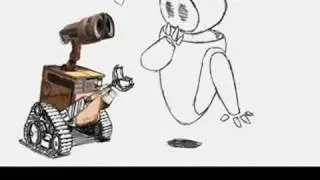 Wall-E painting