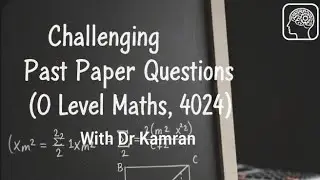 Challenging past paper questions part II: (May June 2019, P-11, Q20)