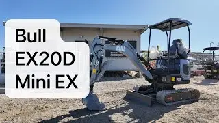 2025 Bull EX20D Mini Excavator Walkaround Video