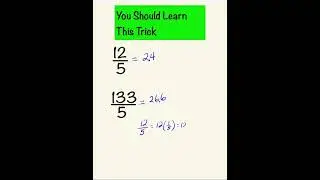 Divide By 5 Math Trick