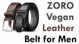 ZORO Vegan Leather Belt for Men Unboxing| Belt Combo Offer| Best Formal/Casual Belt