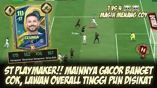 Review Gameplay Cesinha, Striker Tapi Playmaker‼️- FC MOBILE