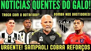 URGENTE! LUCAS ASSADI E GALO: BASTIDORES PEGAM FOGO! TROCA COM O BOTAFOGO? SAMPAOLI  PRESSÃO PESADA!
