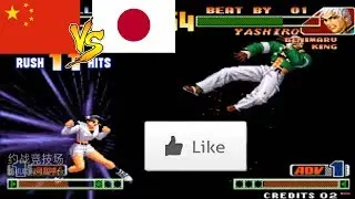 KoF 98 Combo Hack YZKOF ➤ Chang Ru vs Yoshi Samata ➤ king of fighters 98 combo hack, kof hack, SNK