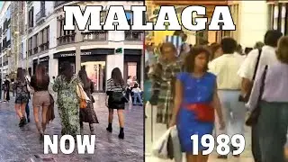 🇪🇦 Spain Now VS 80S 🇪🇦 Life in Malaga in the Past, Costa Del Sol Retro - Vintage Footage