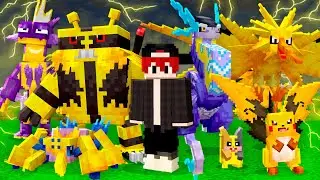 SÓ PODE POKÉMON ELÉTRICO NO MINECRAFT COBBLEMON