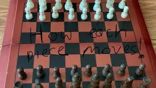 How each chess piece moves! Explained by a 6 year old!