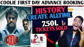 Coolie First Day Advance booking report | Coolie booking |coolie advance booking |Rajnikant | lokesh