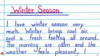 Essay on Winter Season in English | 10 Lines & Short Essay for Students