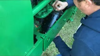 Как заменить стартер на тракторе John Deere 2010 года