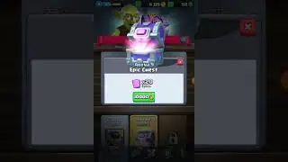 Clash royale Epic chest opening
