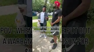 POV : WHEN THE POLICE PUT A WARRANT OUT FOR A PERSON $1500 - 15,000  #funnyvideo #comedyvideo #short